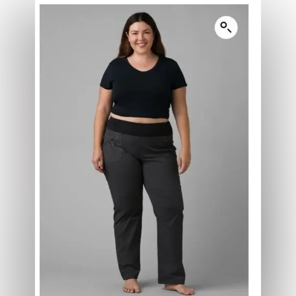 Prana yoga athletic pants dark gray sz 3X plus